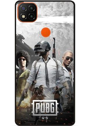Силіконовий чохол бампер для xiaomi redmi 9c з малюнком pubg пабг