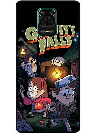 Силіконовий чохол бампер для xiaomi redmi note 9s з малюнком гравіті фолз gravity falls