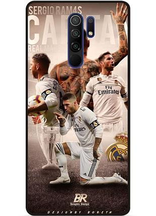 Силіконовий чохол бампер для xiaomi redmi note 8 pro з малюнком sergio ramos серхио рамос real madrid
