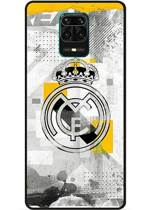Силіконовий чохол бампер для xiaomi redmi note 9s з малюнком real madrid реал мадрид