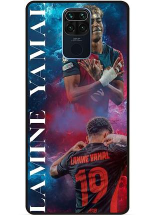 Силіконовий чохол бампер для xiaomi redmi note 9 з малюнком lamine yamal ламин ямаль