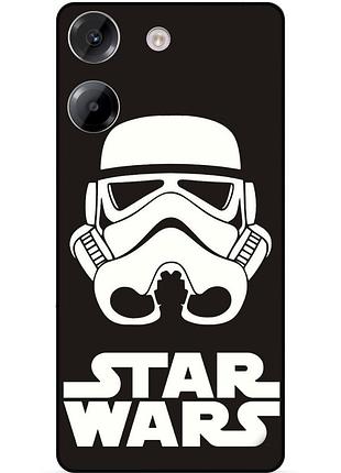 Силиконовый бампер чехол для tecno camon 20 pro с рисунком звездные войны star wars звездные войны