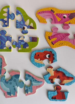 Перші великі м'які пазли динозаврики vladi toys