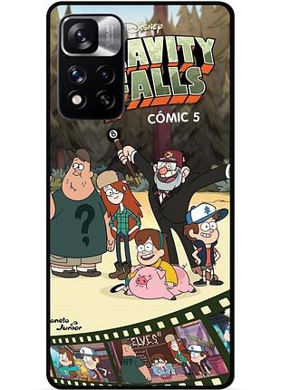 Силіконовий чохол бампер для xiaomi redmi note 11 pro plus 5g з малюнком гравіті фолз gravity falls