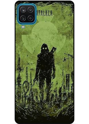 Чехол силиконовый бампер для samsung a22 с картинкой сталкер stalker