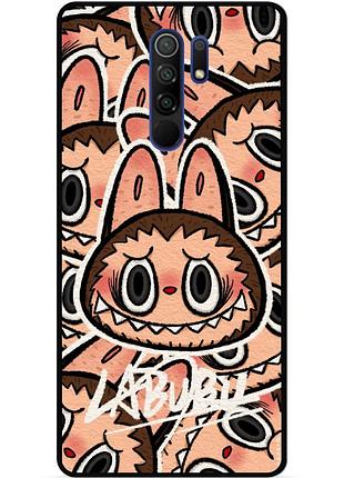 Силиконовый чехол бампер для xiaomi redmi 9 с рисунком labubu лабубу
