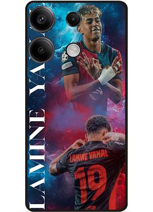 Силиконовый чехол бампер для infinix note 40 pro (x6850) с рисунком lamine yamal ламин ямаль 5