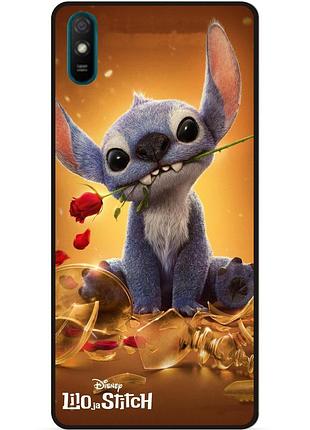 Силиконовый чехол бампер для huawei y5 2019 stitch лило и стич