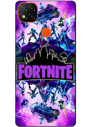 Силіконовий чохол бампер для zte blade 20 smart з малюнком fortnite marvel фортнайт марвел