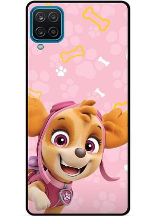 Чехол силиконовый для samsung a22 с рисунком скай щенячий патруль