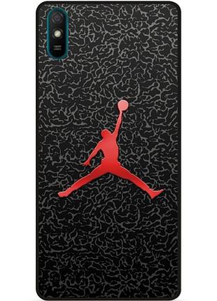Чехол силиконовый бампер для huawei y5 2019 с рисунком jordan джордан
