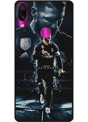 Силіконовий чохол бампер для huawei honor 8x з малюнком sergio ramos серхио рамос