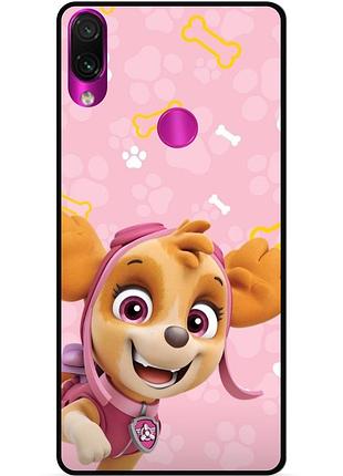 Силіконовий чохол бампер для huawei honor 8x з малюнком щенячий патруль