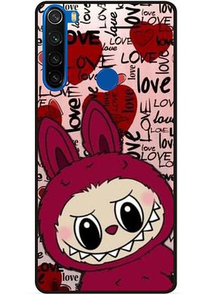 Чехол силиконовый бампер для xiaomi redmi note 8t с рисунком лабубу labubu