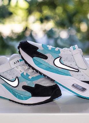 Кросівки nike air max solo kids fz0944-102 white/black/sky 30 р. оригінал