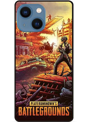 Силіконовий чохол бампер для iphone 13 з малюнком pubg пабг