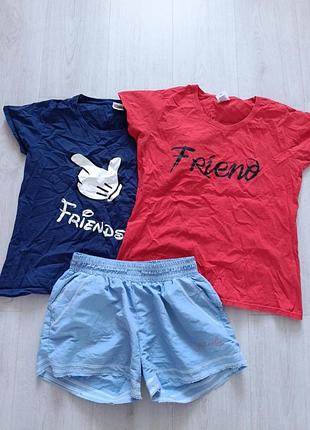 Комплект футболка fruit of the loom, шорти atlantic
