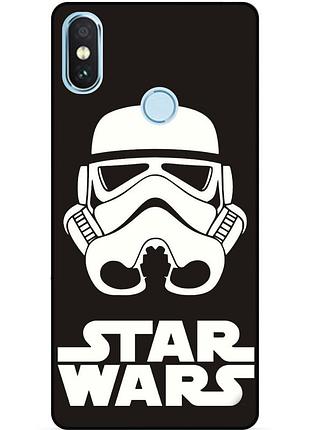 Силиконовый бампер чехол для xiaomi redmi note 5 с рисунком звездные войны star wars звездные войны