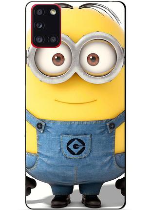 Силіконовий чохол бампер для samsung a21s з малюнком міньйон стюарт minion