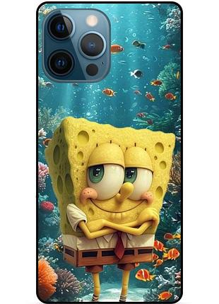 Силиконовый чехол губка боб sponge bob спанч боб для xiaomi samsung motorola nokia iphone zte vivo oppo realme спанч боб 09