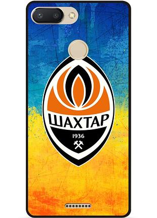 Силіконовий чохол бампер для xiaomi redmi 6 з малюнком шахтер донецк