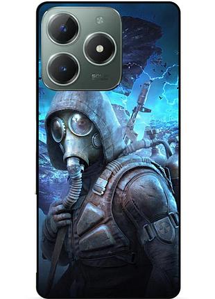 Силіконовий бампер чохол для tecno spark 20 pro з малюнком stalker сталкер