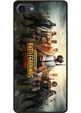 Силіконовий чохол бампер для huawei y5 2018 з малюнком пабг pubg