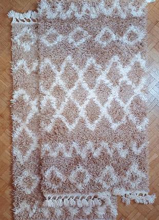 Масляний турецький килим без резинової основи 80/150см (simple home) 2шт.