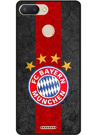Силіконовий чохол бампер для xiaomi redmi 6 з малюнком бавария мюнхен bayern
