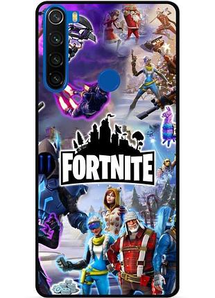 Силіконовий чохол бампер для xiaomi redmi note 8 гра fortnite фортнайт