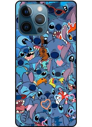 Силіконовий бампер чохол для iphone 14 pro стіч stitch
