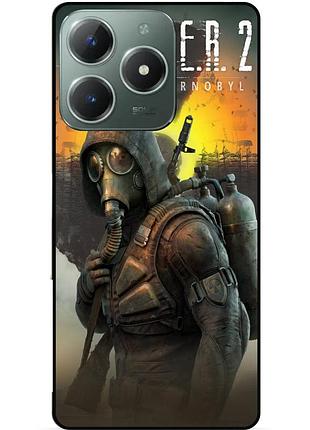 Силиконовый чехол бампер для infinix smart 8 plus (x6526) с картинкой stalker сталкер