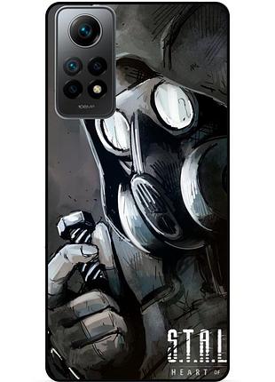 Силіконовий бампер чохол для xiaomi redmi note 12 pro з малюнком stalker сталкер