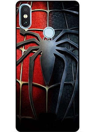 Силиконовый бампер чехол для xiaomi redmi note 6 pro с рисунком человек паук spider man