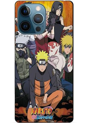 Силіконовий чохол бампер для iphone 16 pro з малюнком naruto наруто аніме