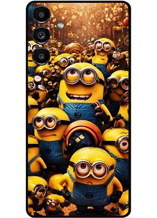 Силиконовый бампер чехол для samsung s21 plus с картинкой minion миньоны