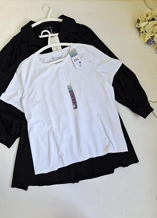 Базовая футболка primark 20-22/4-5xl