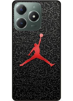 Силіконовий чохол бампер для tecno spark 20 pro з малюнком jordan джордан