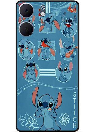 Силіконовий бампер чохол для oppo a5x з картинкою стіч stitch