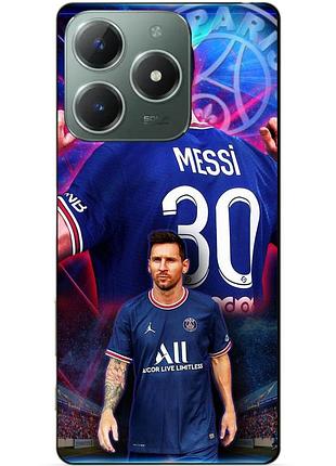 Силіконовий чохол бампер для tecno spark go 2024 з малюнком мессі псж messi
