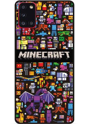 Силіконовий чохол бампер для zte blade a31 з картинкою майнкрафт minecraft