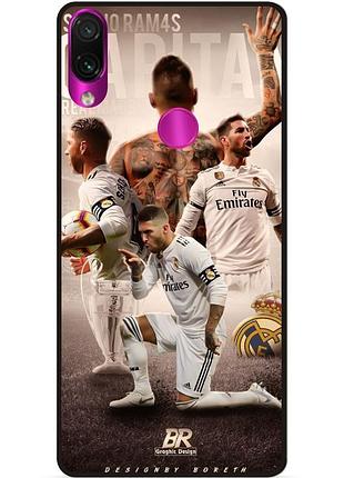 Чехол силиконовый бампер для xiaomi redmi note 7 с рисунком sergio ramos серхио рамос real madrid