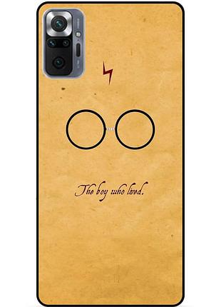 Чохол силіконовий бампер для xiaomi redmi note 10 pro з малюнком гаррі поттер harry potter окуляри