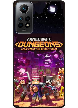 Силіконовий чохол бампер для xiaomi redmi note 11 з картинкою майнкрафт minecraft