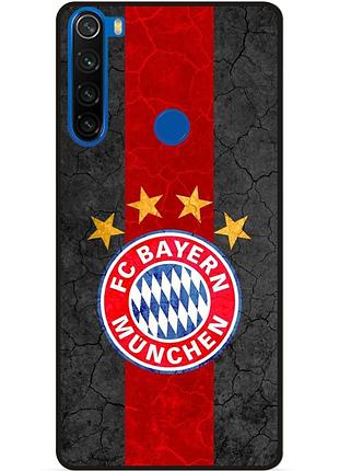 Чехол силиконовый бампер для xiaomi redmi note 8t с рисунком бавария мюнхен bayern