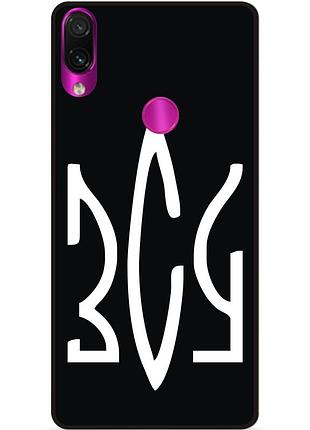 Силиконовый бампер чехол для huawei p smart z с рисунком зсу украина