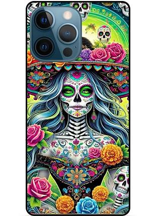 Силіконовий чохол череп скелет для xiaomi samsung motorola nokia iphone zte oppo realme vivo череп 01