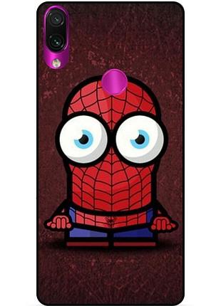 Силіконовий бампер чохол для huawei honor 8x з малюнком міньйон людина-павук spider man
