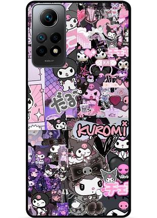 Чехол силиконовый бампер для xiaomi redmi note 11 pro с картинкой куроми kuromi