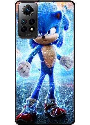 Чехол силиконовый бампер для xiaomi redmi note 11 pro соник sonik